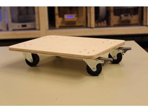 abierto rollbrett cnc trazador fablab imaginativo hackerspace Makerpace mecánica enredadera patineta 3d print model - Mito3D