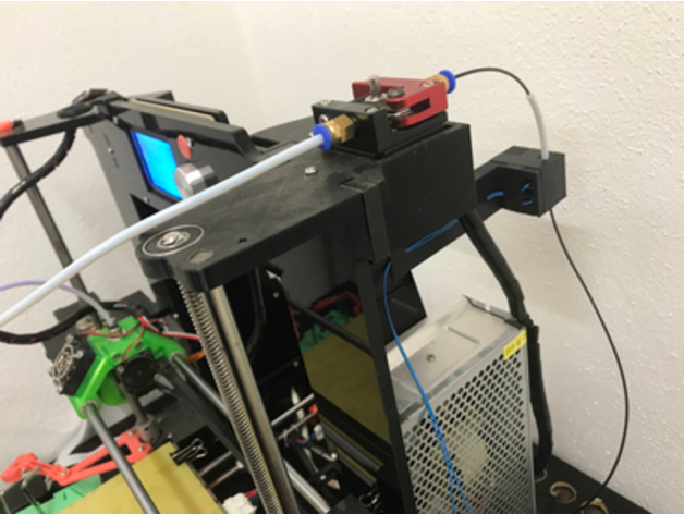 anet a6 filament sensor - horizontal a8 runout sens 3D print model - Mito3D