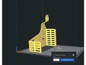 wd elementi wandhalter parete 3d print model - Mito3D