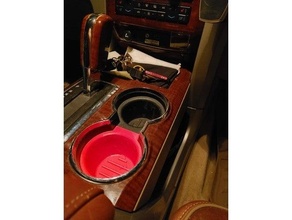 2009-2014 f150 cupholder insert ford 3d print model - Mito3D
