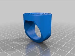 pagão anel 3d print model - Mito3D
