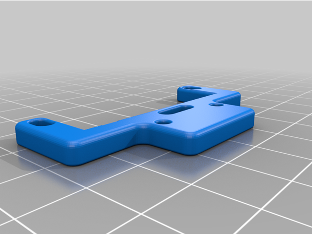 mounting plate dc42's ir probe coreception elf 3d printer 3D print model - Mito3D