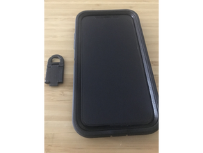 pliable téléphone supporter porte clés compatible iphonestand smartphonestand 3d print model - Mito3D