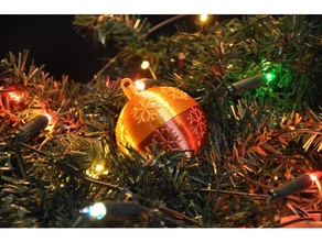 Natal bola bolas decoração enfeite alegre Navidad noel neve floco 3d print model - Mito3D