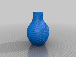 mandelbrot set 6 vases lamp 3d print model - Mito3D