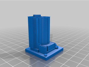 laissé compte bâtiment 3d print model - Mito3D