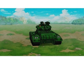 sci fi Panzer 6mm Wargaming 3d print model - Mito3D
