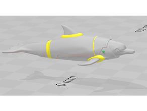 delfinho maiô animal cetáceo dnd golfinho jogos miniatura oceano mar tampo mesa ttrpg elevar guerra 3d print model - Mito3D