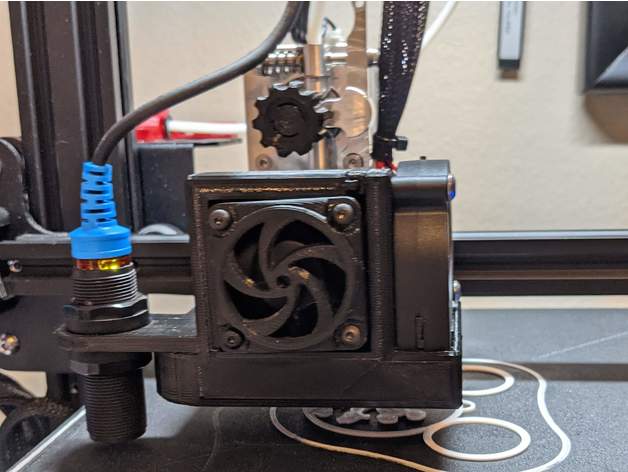 Satsana 5015 Ventilator Leitung ezabl cr 10 Realität Ender 3 Profi 5 3D print model - Mito3D