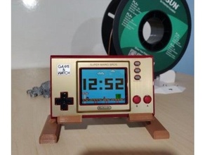 Nintendo Spiel sehen Stand Mario Super 3d print model - Mito3D