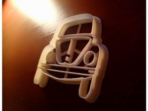 vw beetle volkswagen cookie cutter large 3d print model - Mito3D