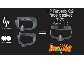 hp réverbération g2 visage joint fov psvr soupape virtuel réalité 3d print model - Mito3D