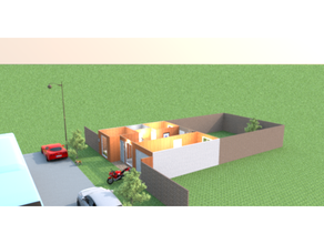 guia aea casa exemple 3d + plan 2d 3d print model - Mito3D