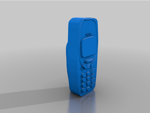 Nokia 3310 3d modelo impresión 3d print model - Mito3D