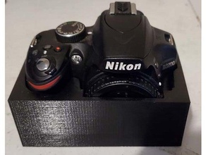 nikon d3200 case insert 3d print model - Mito3D