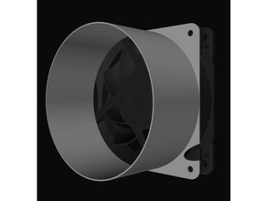lian li o11 dynamic xl - 120mm fan duct cable openings 3d print model - Mito3D