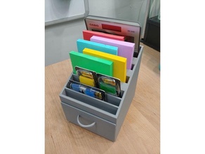 sticky note holder drawer 3d print model - Mito3D