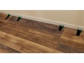 vinil piso Beira cunha espaçador laminado chão 3d print model - Mito3D