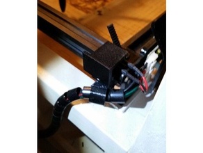 ortur lm2 limit switch gaurd cable holder 3d print model - Mito3D