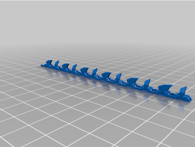 chainsaw chain 3D print model - Mito3D