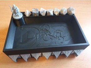 d&d dicetray drawers 3d print model - Mito3D