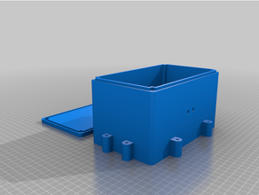 personalizzabile scatola impermeabile 3d print model - Mito3D