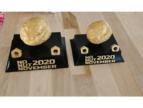 nut november 2020 trophy 3d print model - Mito3D