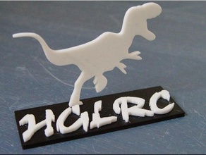 hglrc rugir logo fpv rex 3d print model - Mito3D
