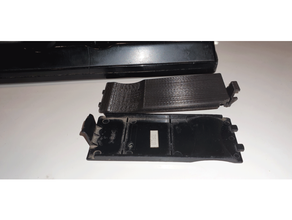 pioneer axd1553 tv remote battery cover latch door 3d print model - Mito3D