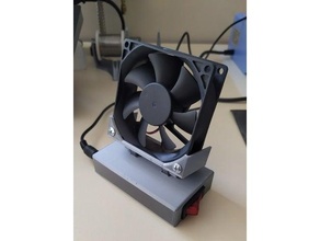 80mm souder fumée extracteur ventilateur soudure 3d print model - Mito3D