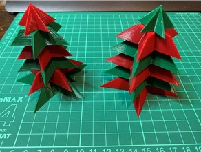 stacking christmas tree decoration decorations xmas 3d print model - Mito3D
