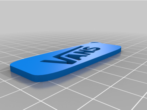fourgonnettes logo clé chaîne 3d print model - Mito3D