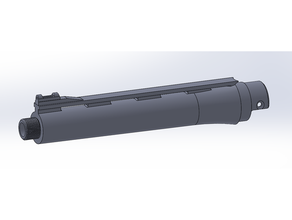açao exército aap01 airsoft rosca automag barril fibra ótico vista aap 01 kit 3d print model - Mito3D