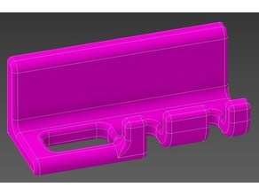 soporte lentes USB cable 3d print model - Mito3D