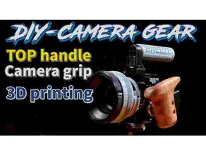 camera gear - handle grip cage nato rail mounts & screw fixed type 3d print model - Mito3D