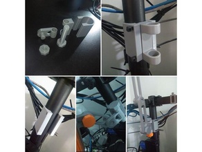 lampe tube articuler LED 3d print model - Mito3D