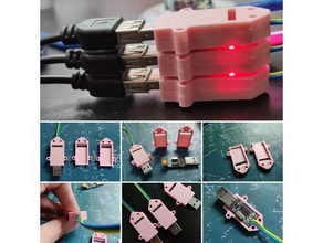 USB seri ttl durum kılıf şişe 3d print model - Mito3D