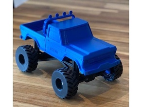 monstre camion bigfoot voiture gamins jouets 3d print model - Mito3D