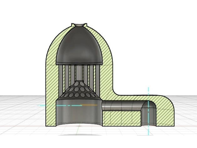 ortur laser aria assistere laminare flusso ugello estrusore 3D print model - Mito3D