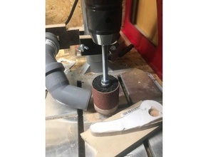 drum sander drill press sanding 3d print model - Mito3D