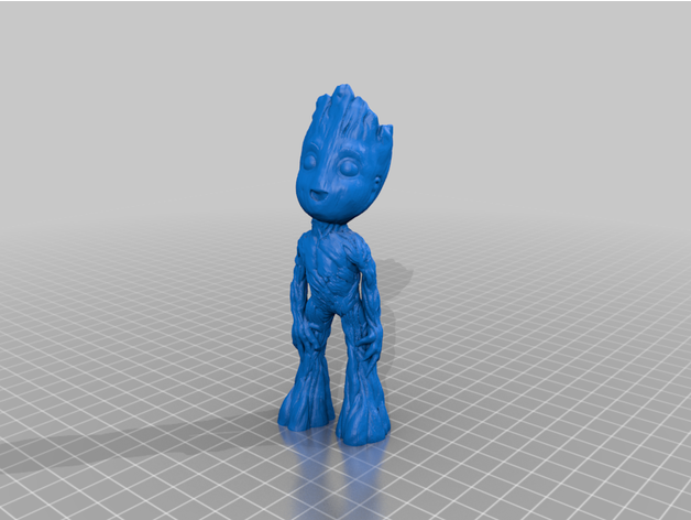 groot standing 3D print model - Mito3D
