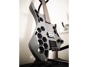 boden chitarra elettrico guitare electrique testa musica musicale strumento strandberg 3d print model - Mito3D