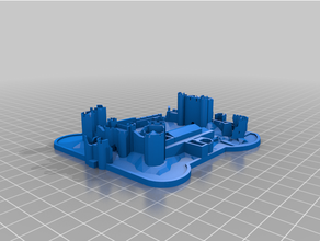 Caerphilly castelo 3d print model - Mito3D