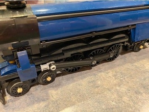 Lego Dampf Lokomotive Anschließen Stangen Technik Zug Züge Rad 3d print model - Mito3D