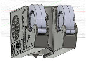 anycubic i3mega akimbo hotend mod i3 mega Hotend resfriamento ventilador melhoria 3d print model - Mito3D