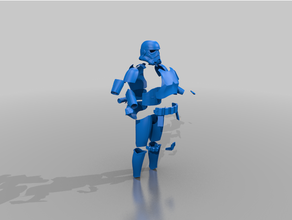 Stormtrooper armadura anh esb 3d print model - Mito3D