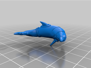 delphins combinaisons animal cétacé dnd dauphin jeu miniature océan mer table ttrpg soulèvement wargaming 3d print model - Mito3D