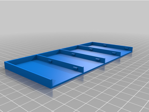 sony np-f battery organizer 3d print model - Mito3D