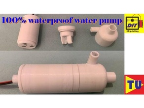 100 impermeabile acqua pompa 3d print model - Mito3D