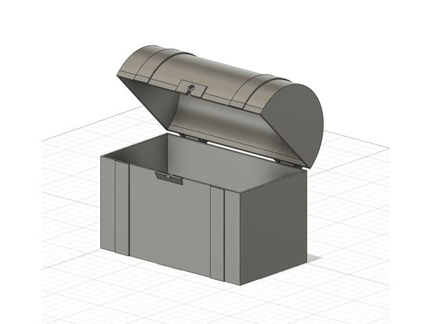 treasure box schatztruhe schatzkiste schatz 3D print model - Mito3D